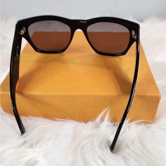 ?VALENTINO Black Studded Wayfarer Sunglasses? main image 7